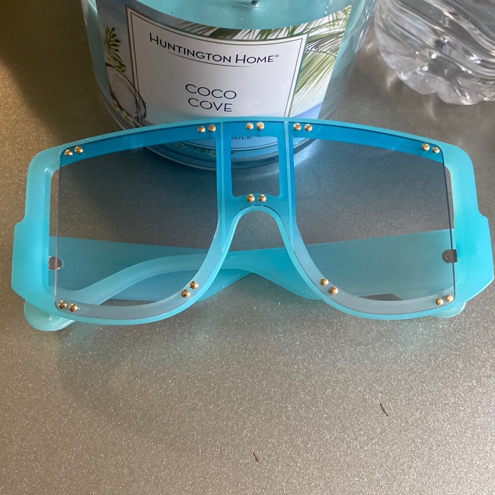 Blue sunglasses